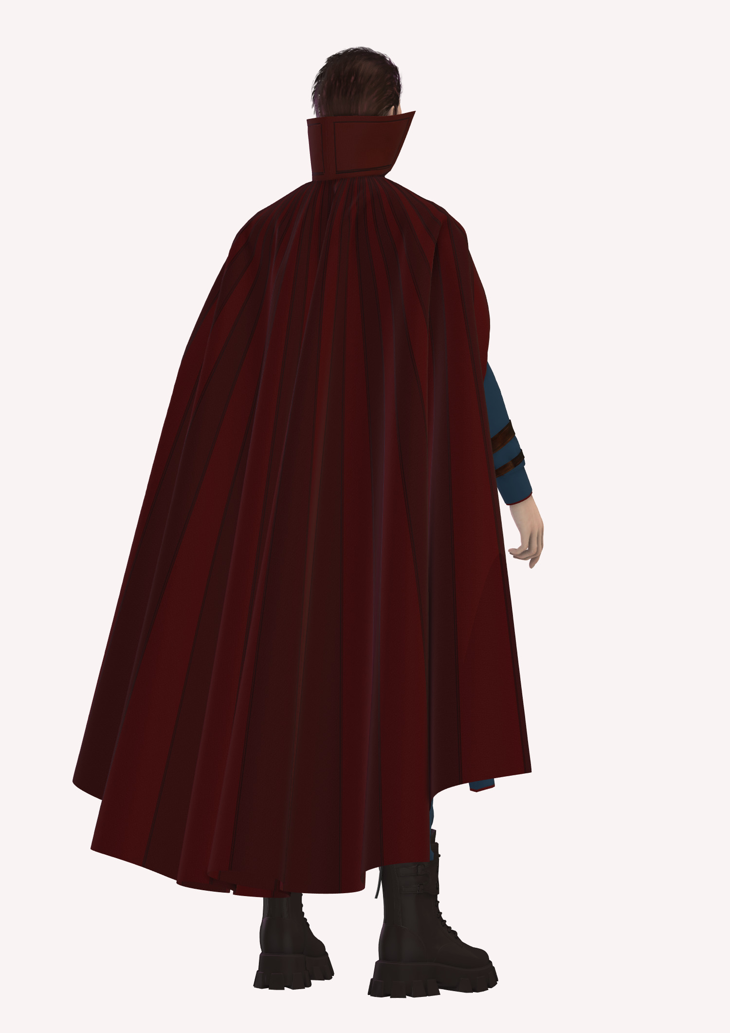 Doctor Strange inspired outfit in Style3d Atelier 3D model_16