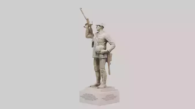 Infantry Memorial statue model