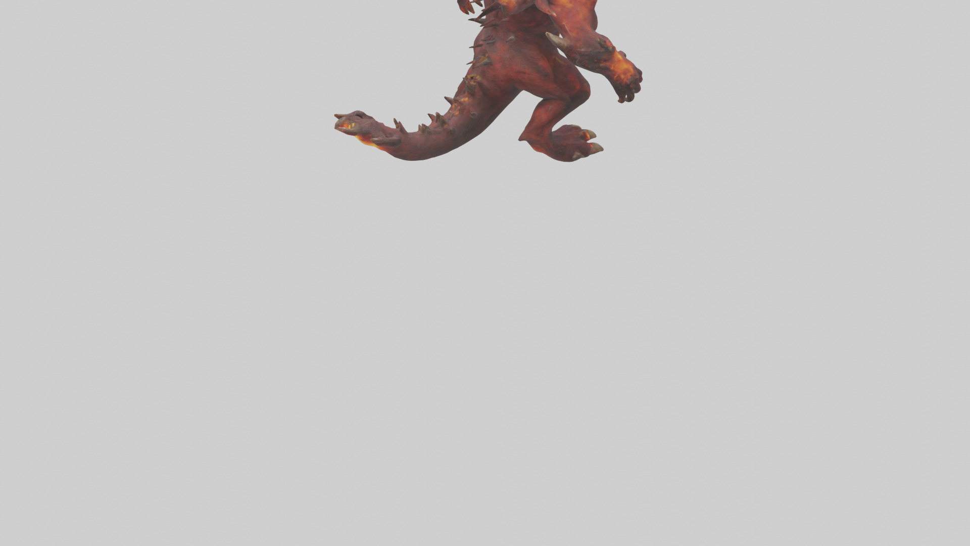 Inferno Beast model Low-poly 3D model_7