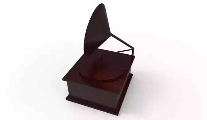 Radio Gramofon Wood Vintages 3D print model