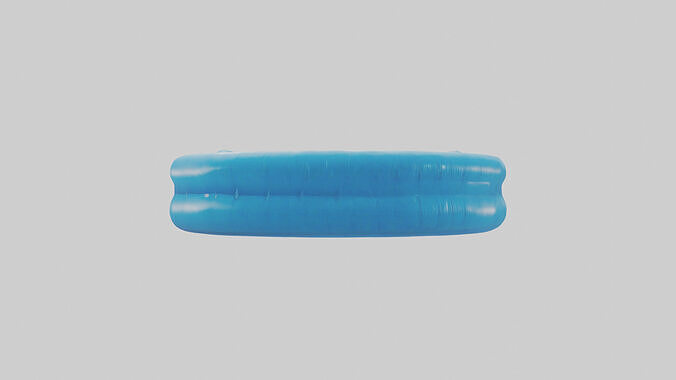 Inflatable Pool model Low-poly 3D model 3