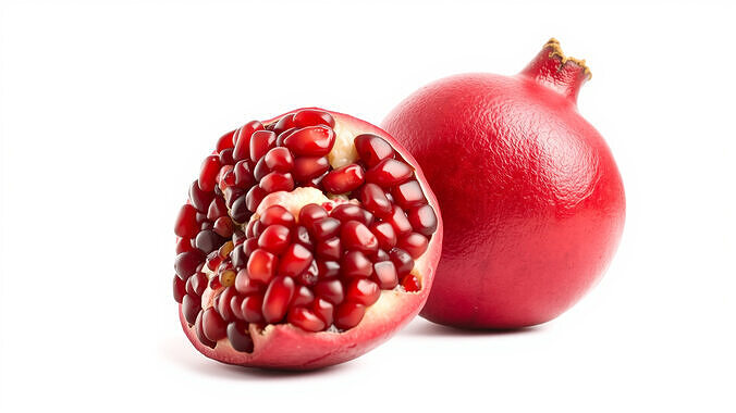 Pomegranate Velvet Texture Fruit model pack Low-poly 3D model 4