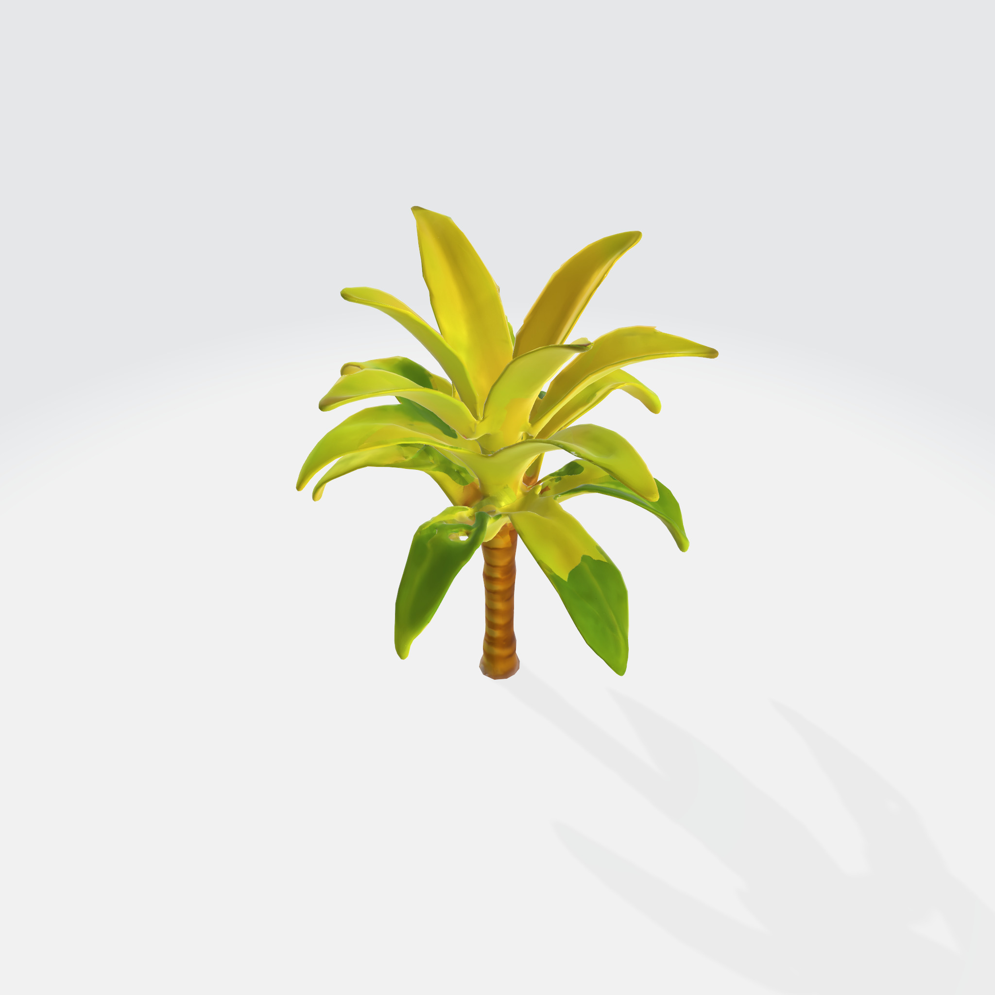 Banana Tree 3D model_2