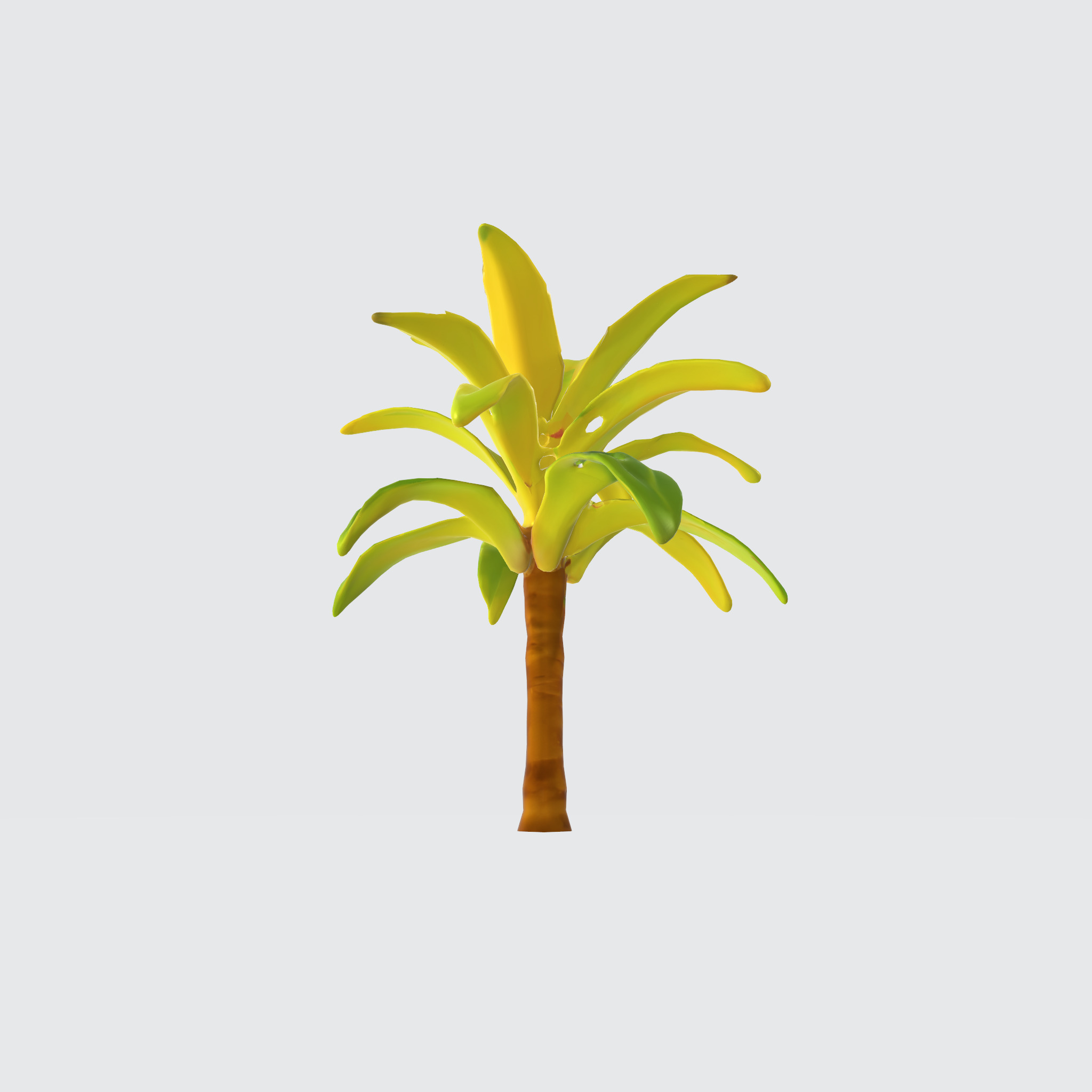 Banana Tree 3D model_3