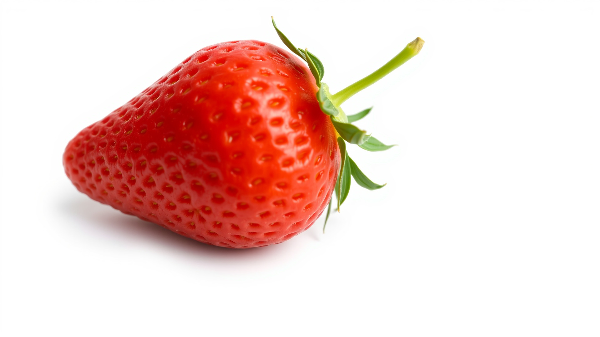 Vibrant Red Strawberry Model Pack Low-poly 3D model_3