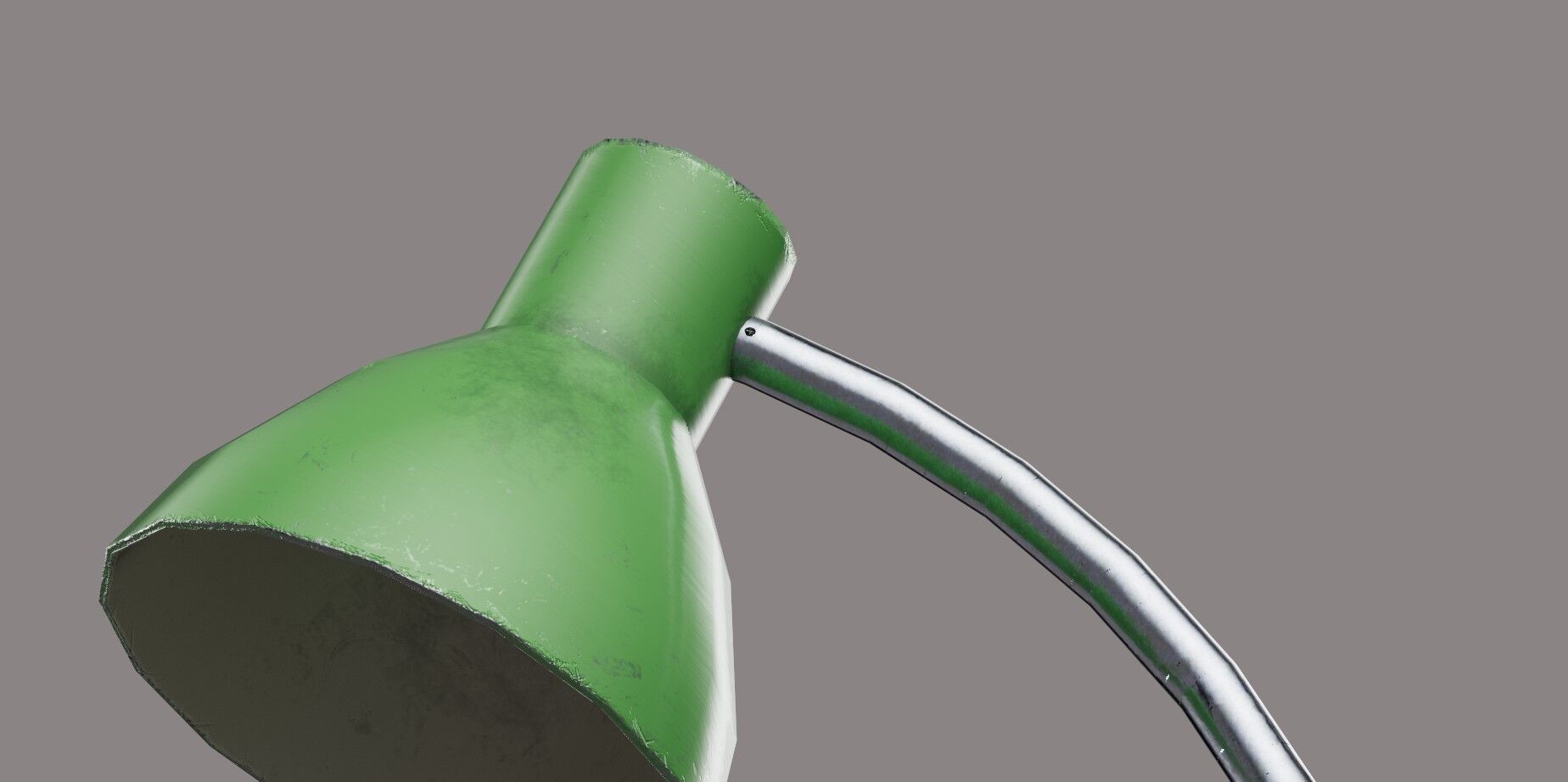 Retro Desk Lamp - Eastern European style Game Ready  Free low-poly 3D model_2