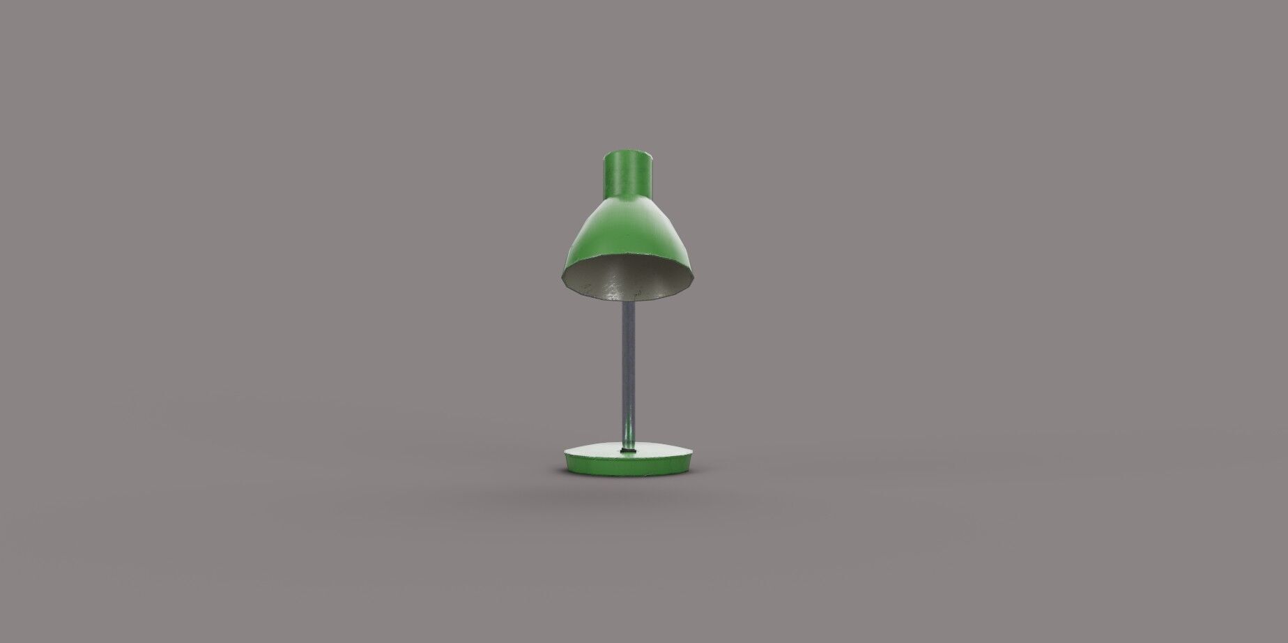 Retro Desk Lamp - Eastern European style Game Ready  Free low-poly 3D model_3