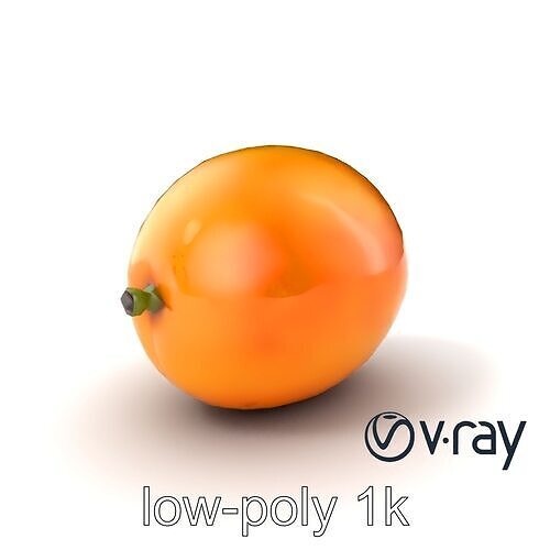 Realistic Mango Fruit Model Pack Low-poly 3D model 3