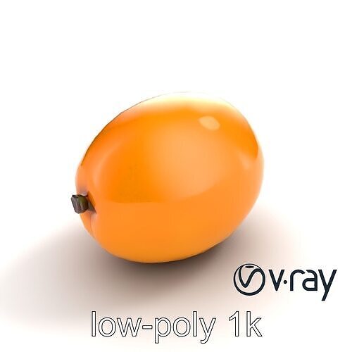 Realistic Mango Fruit Model Pack Low-poly 3D model 6