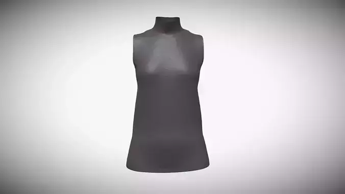 Ladies Tank Tops V2 In Low Poly