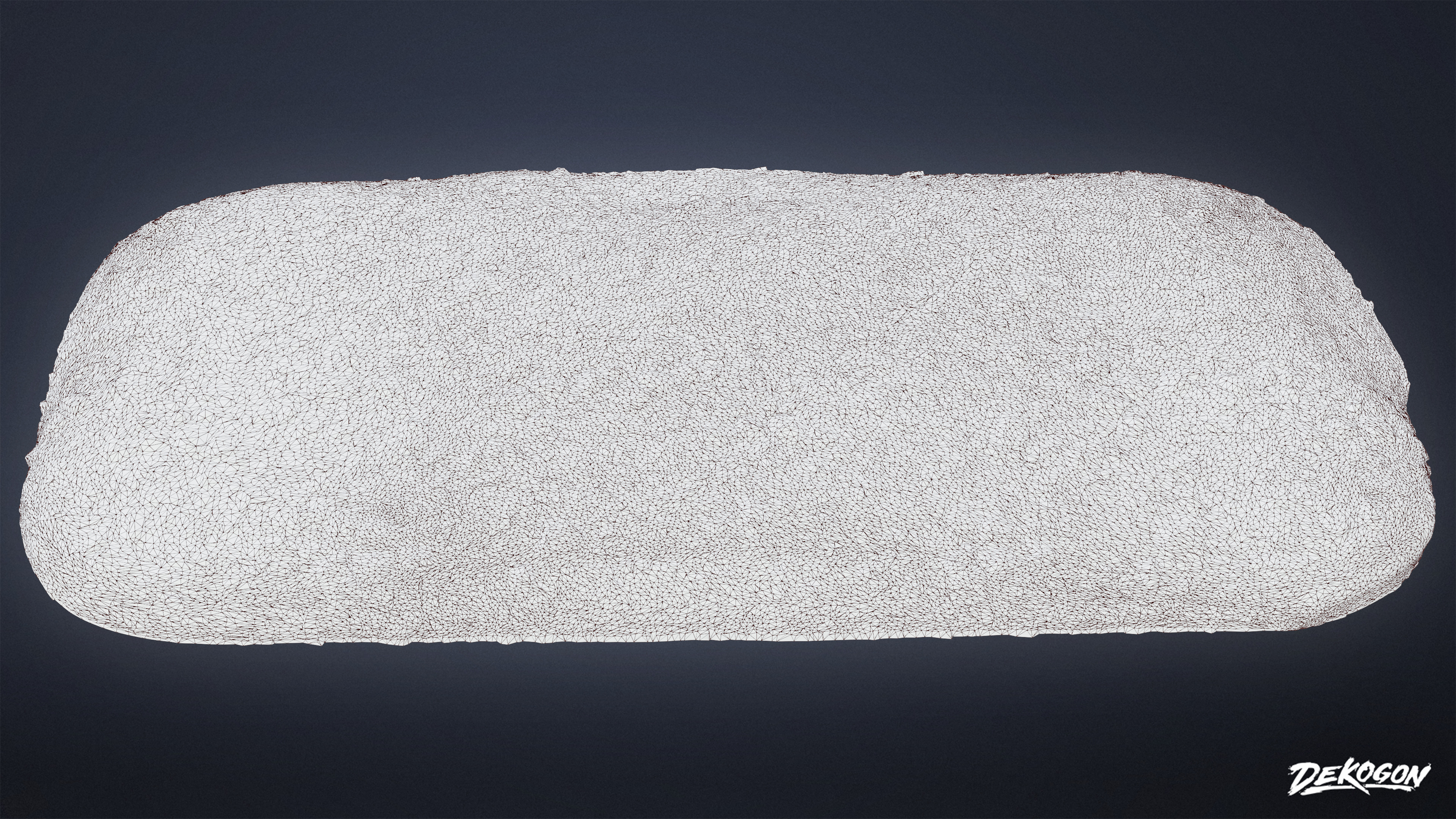 FOLIAGE - Rock Ground Mound 01 - LOW POLY Low-poly 3D model_7