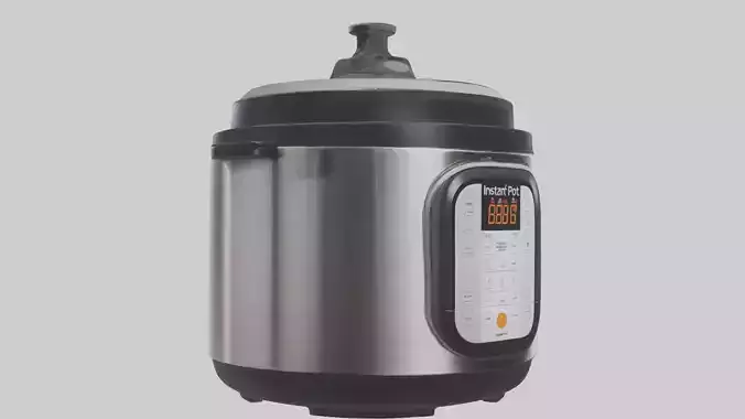 Instant pot model Low-poly 3D model