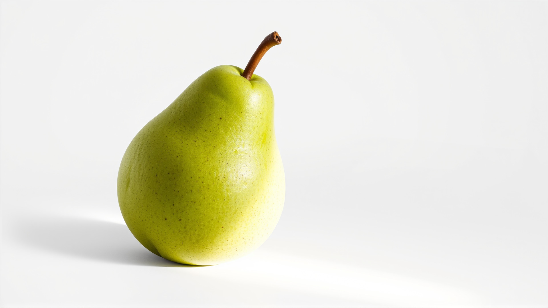 Green Pear Smooth Surface model pack Low-poly 3D model_3
