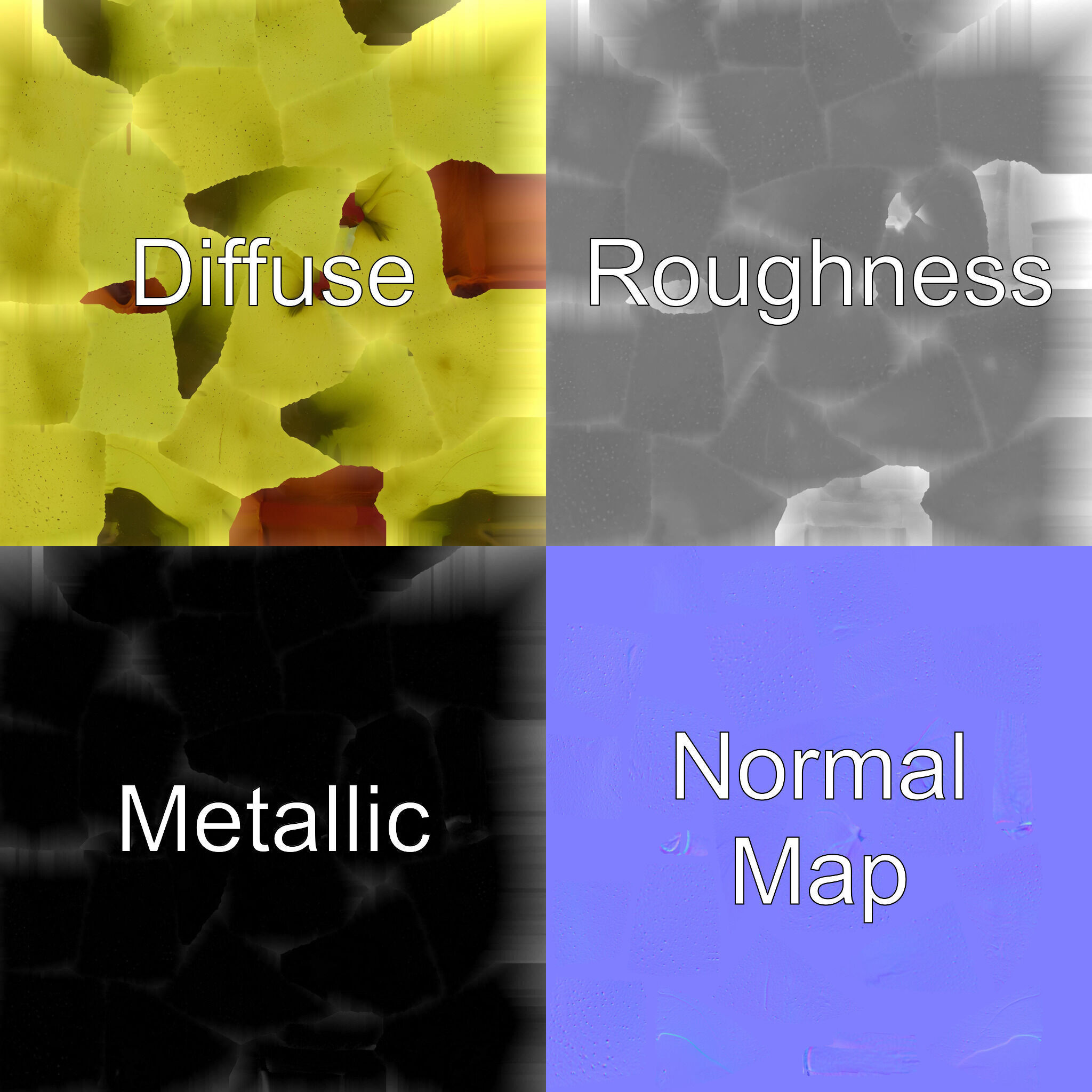 Green Pear Smooth Surface model pack Low-poly 3D model_1