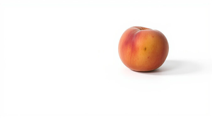 Realistic Juicy Peach 3D model pack Low-poly 3D model 4