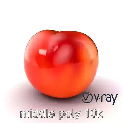 Realistic Juicy Peach 3D model pack