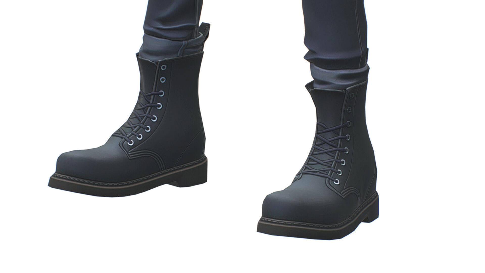 Man Rocker Rockstar Student Casual Male Leather Jacket Low-poly 3D model_13