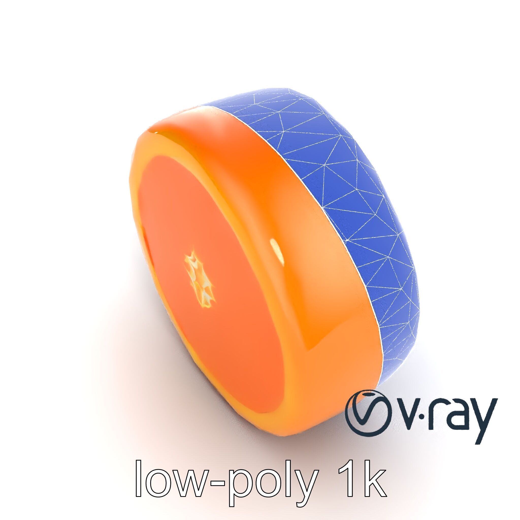 Orange Textured Slice Realistic Model Pack Low-poly 3D model_21