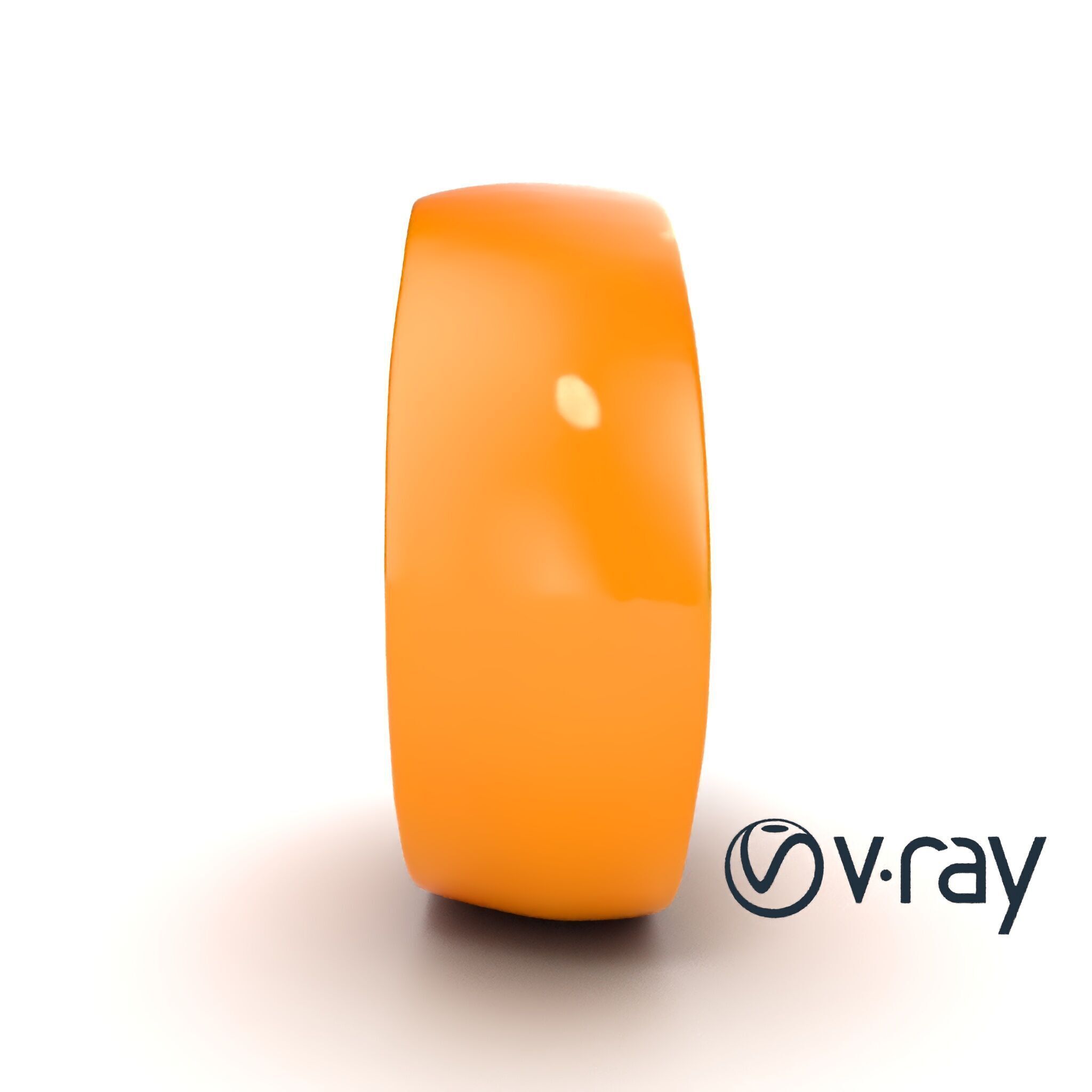 Orange Textured Slice Realistic Model Pack Low-poly 3D model_12