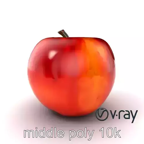 Realistic Red Apple model pack with Shiny Texture