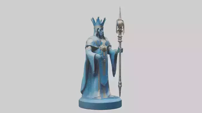 Intergalactic King statue model