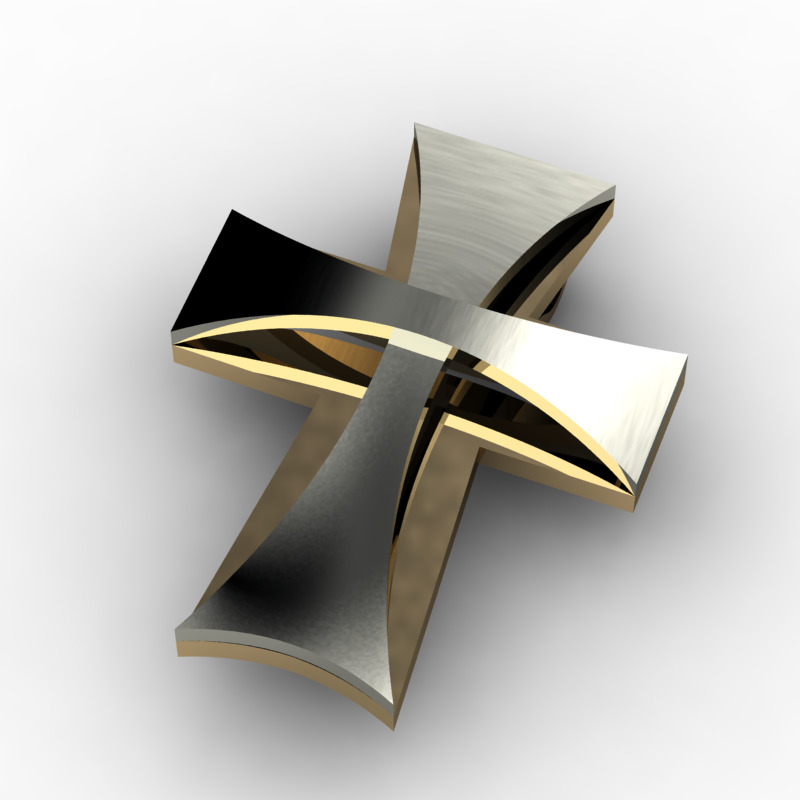 60 Plus Cross Pendants 3dm 3D print model_86