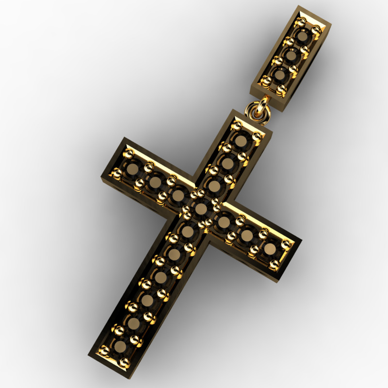 60 Plus Cross Pendants 3dm 3D print model_9
