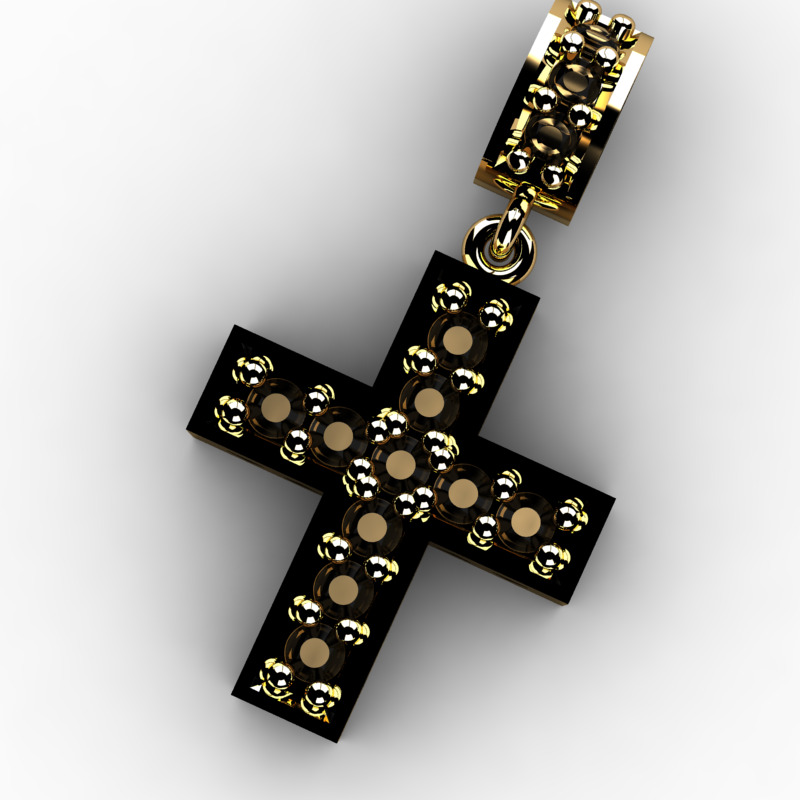 60 Plus Cross Pendants 3dm 3D print model_33