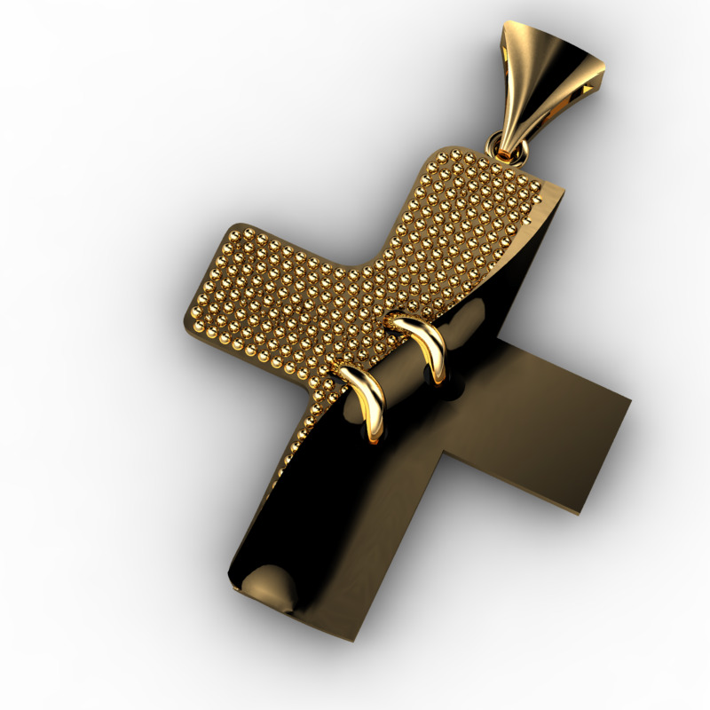 60 Plus Cross Pendants 3dm 3D print model_26