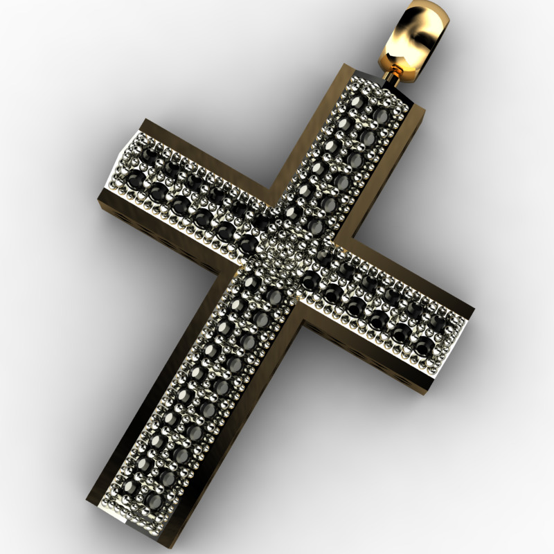 60 Plus Cross Pendants 3dm 3D print model_57