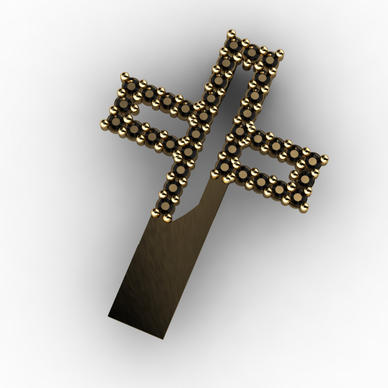60 Plus Cross Pendants 3dm 3D print model_34