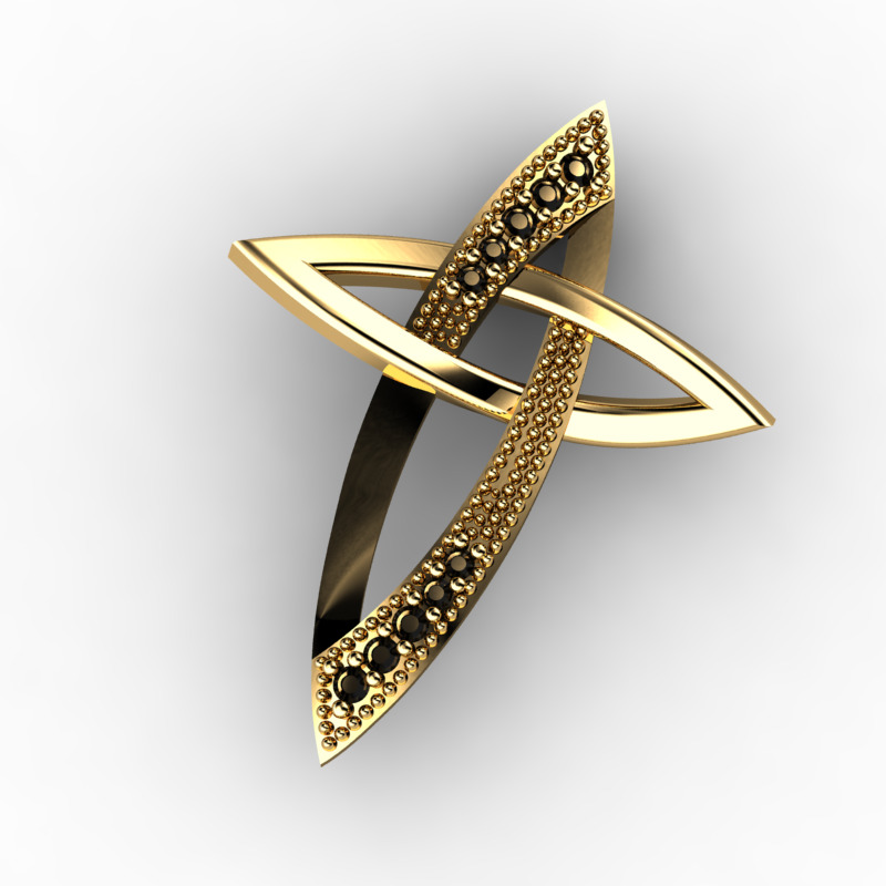 60 Plus Cross Pendants 3dm 3D print model_76