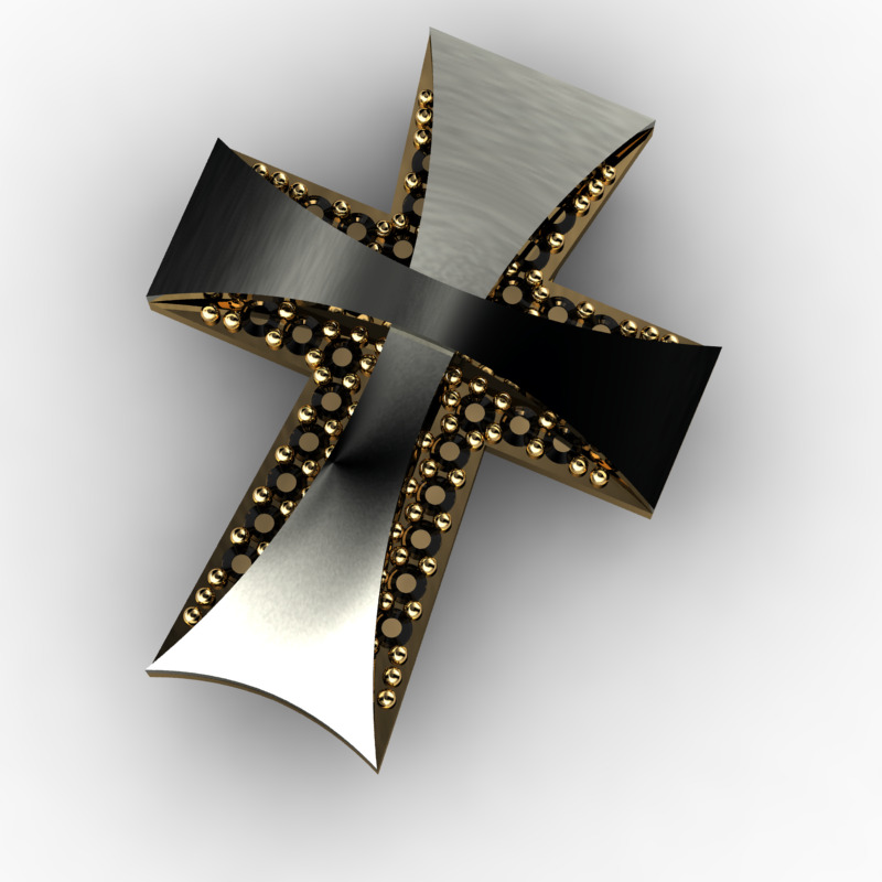 60 Plus Cross Pendants 3dm 3D print model_82