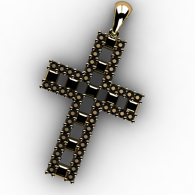 60 Plus Cross Pendants 3dm 3D print model_74