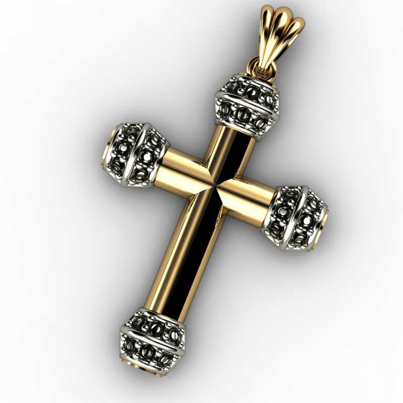 60 Plus Cross Pendants 3dm 3D print model_11