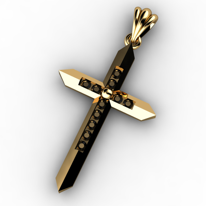 60 Plus Cross Pendants 3dm 3D print model_67