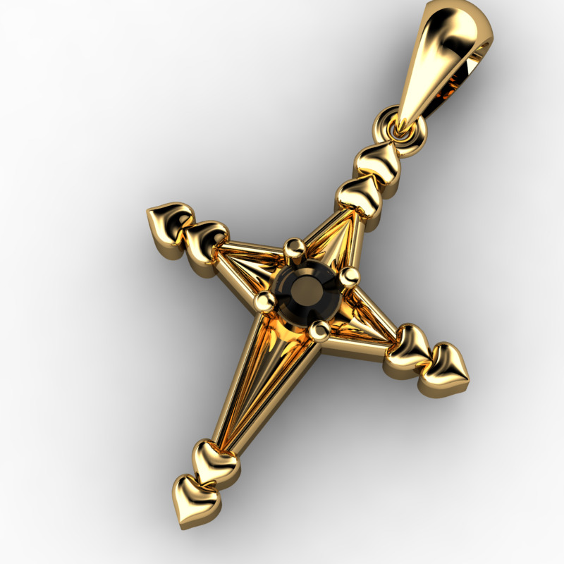 60 Plus Cross Pendants 3dm 3D print model_81