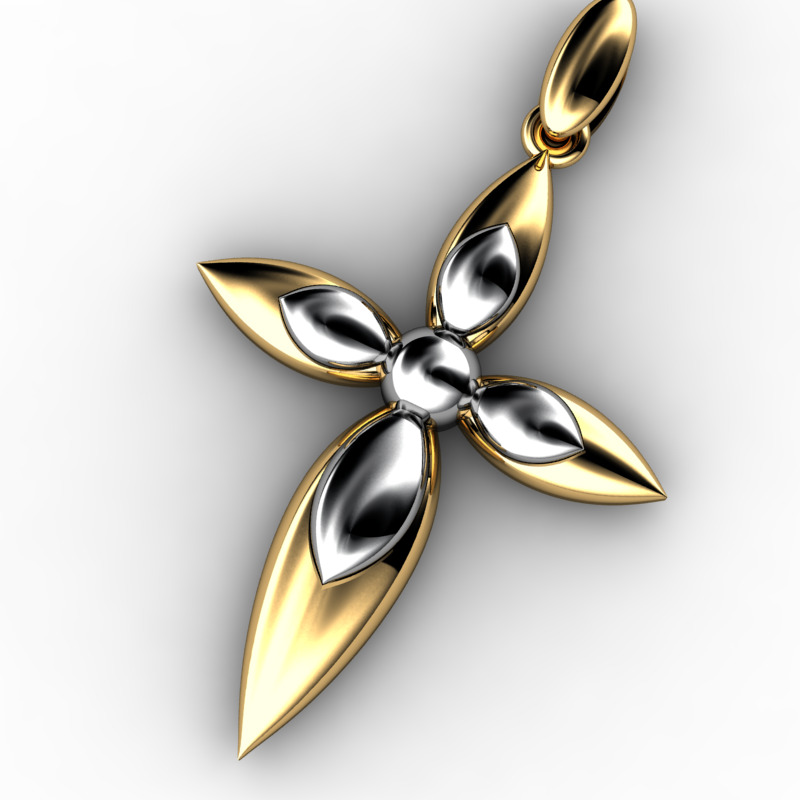 60 Plus Cross Pendants 3dm 3D print model_97