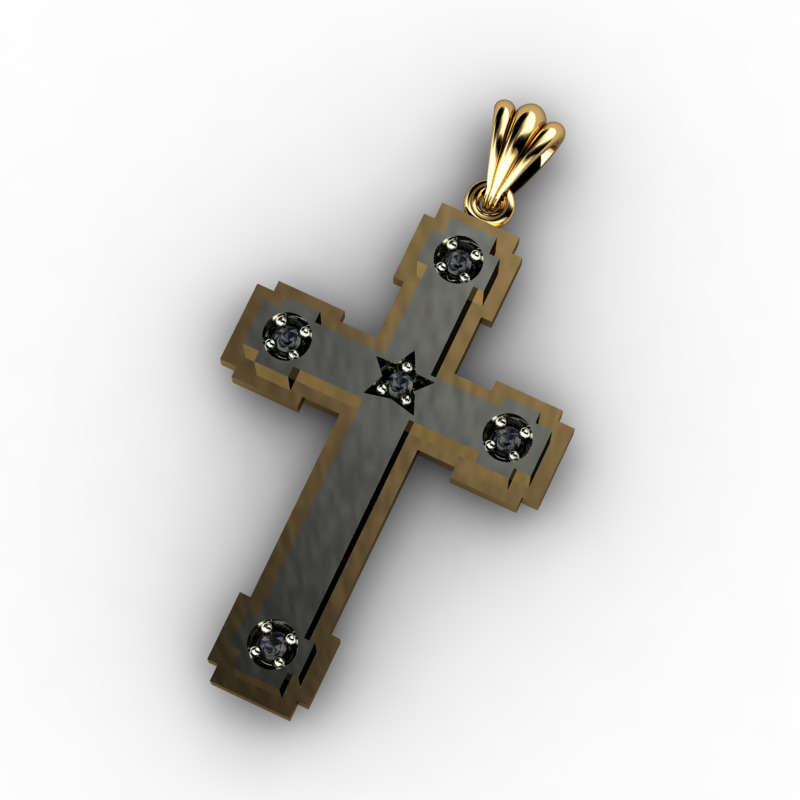 60 Plus Cross Pendants 3dm 3D print model_75