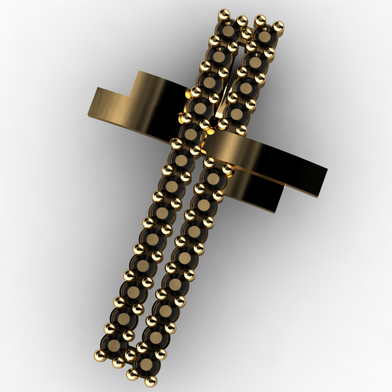 60 Plus Cross Pendants 3dm 3D print model_12