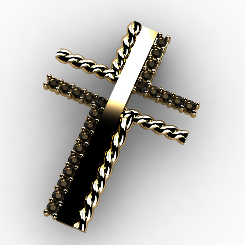 60 Plus Cross Pendants 3dm 3D print model_80
