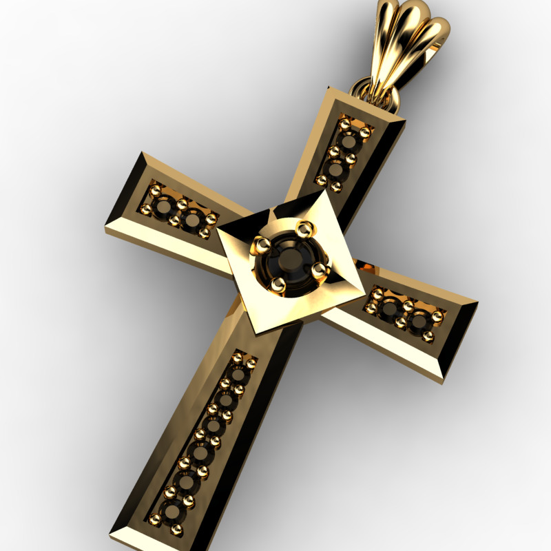 60 Plus Cross Pendants 3dm 3D print model_53