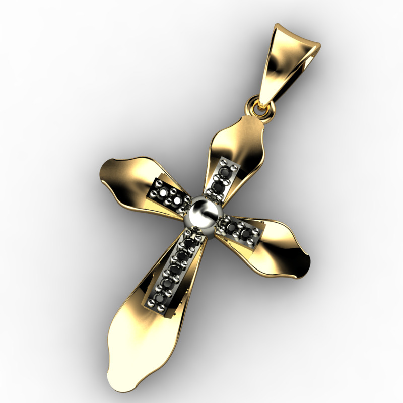 60 Plus Cross Pendants 3dm 3D print model_31