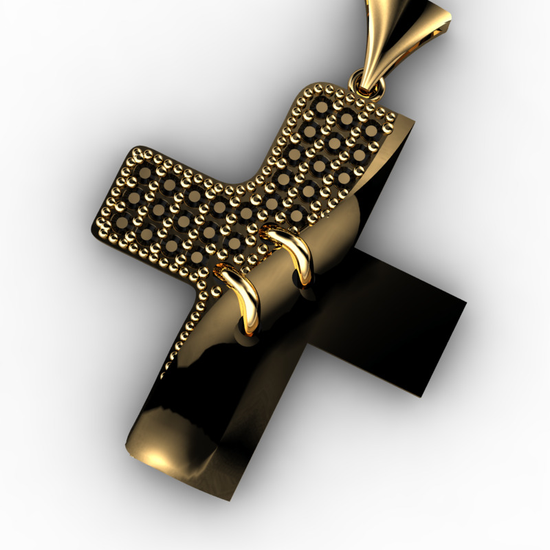 60 Plus Cross Pendants 3dm 3D print model_14