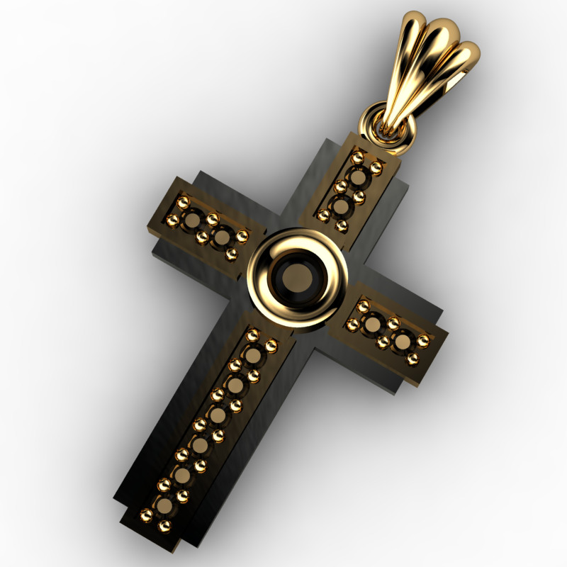60 Plus Cross Pendants 3dm 3D print model_28