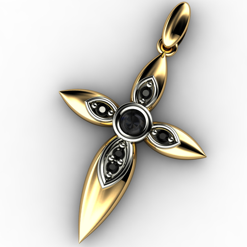 60 Plus Cross Pendants 3dm 3D print model_93