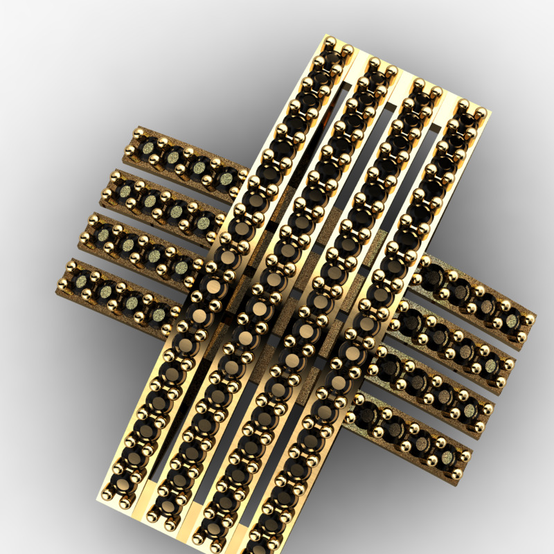 60 Plus Cross Pendants 3dm 3D print model_91