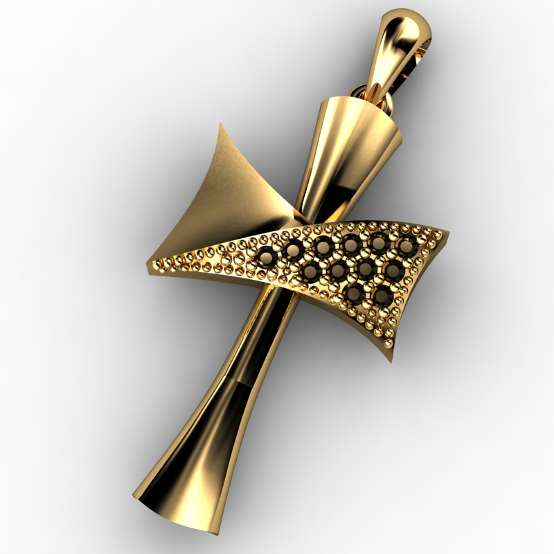 60 Plus Cross Pendants 3dm 3D print model_100