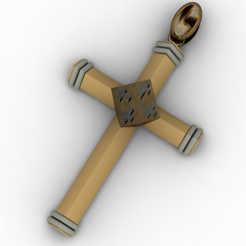 60 Plus Cross Pendants 3dm 3D print model_59