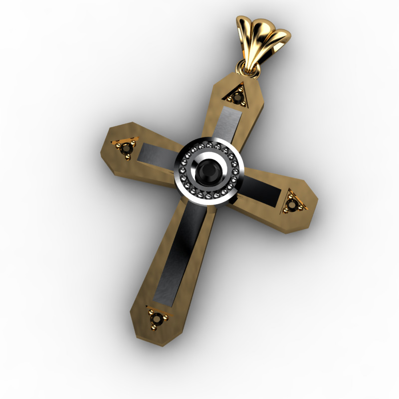 60 Plus Cross Pendants 3dm 3D print model_85